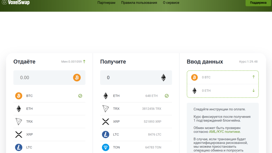 VoxelSwap: Обзор обменных операций и рисков в 2026 году