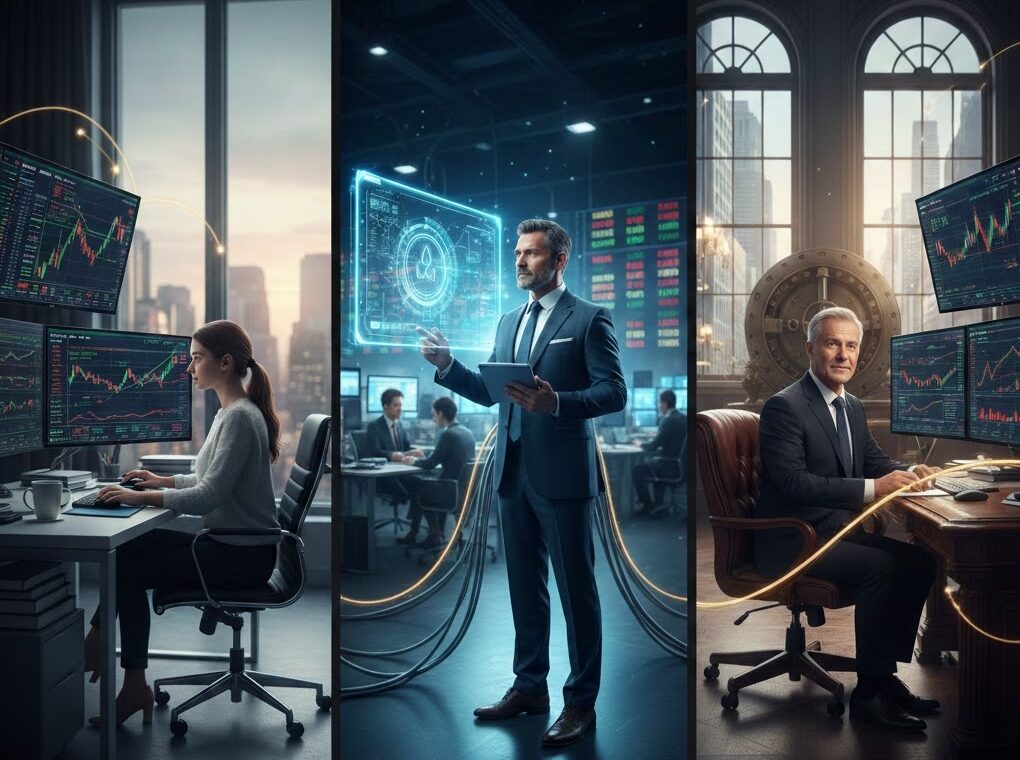 Трейдер, брокер и дилер: сравнительный анализ ролей на финансовом рынке